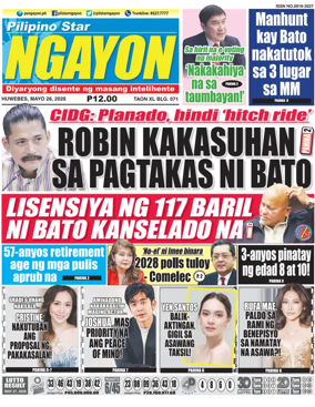 Cover of Pilipino Star Ngayon