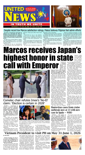 Cover of United News - English Edition