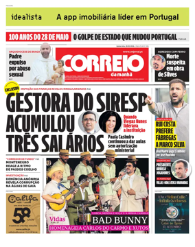 Cover of Correio da Manha