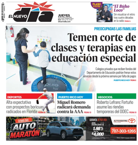 Cover of El Nuevo Dia