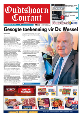 Cover of Oudtshoorn Courant
