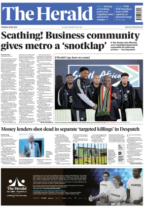 Cover of The Herald (South Africa)