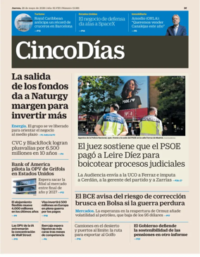 Cover of Cinco Dias