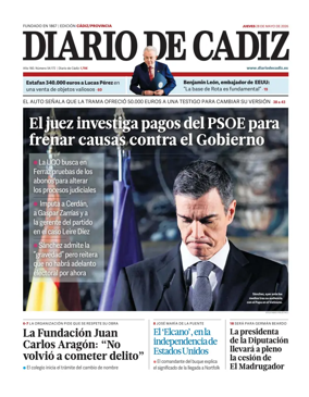 Cover of Diario de Cadiz