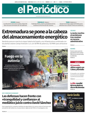 Cover of El Periodico Extremadura