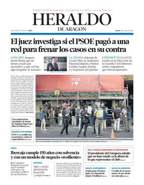 Cover of Heraldo de Aragon