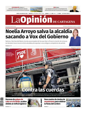 Cover of La Opinion de Murcia (Cartagena)