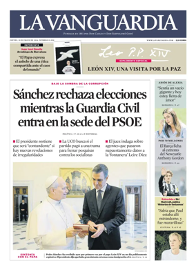Cover of La Vanguardia