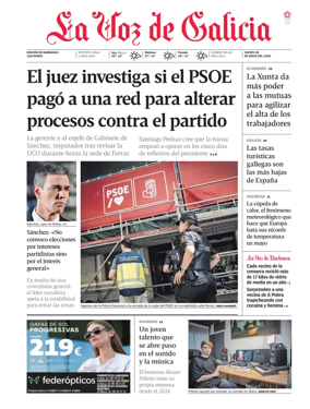 Cover of La Voz de Galicia (Barbanza)