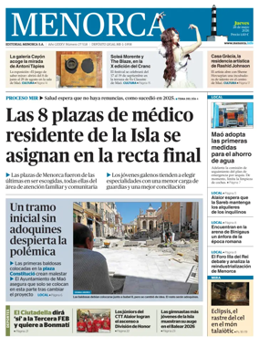 Cover of Menorca Diario Insular
