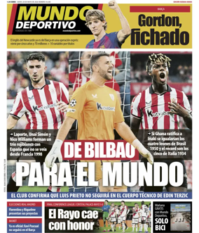 Cover of Mundo Deportivo (Bizkaia-Araba)