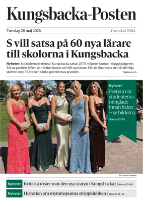 Cover of Kungsbacka-Posten