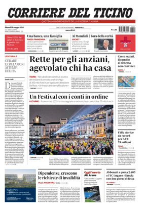 Cover of Corriere del Ticino