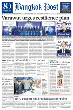 Cover of Bangkok Post