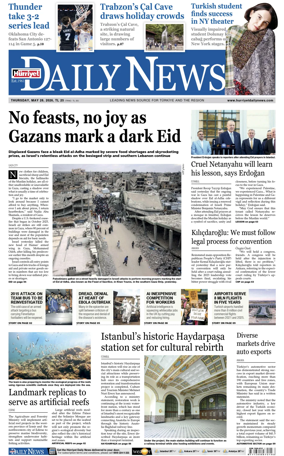 Cover of Hurriyet Daily News & Economic Review