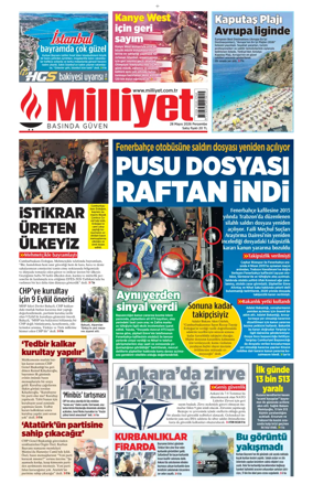 Cover of Milliyet