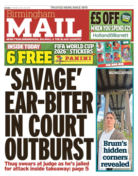 Cover of Birmingham Mail
