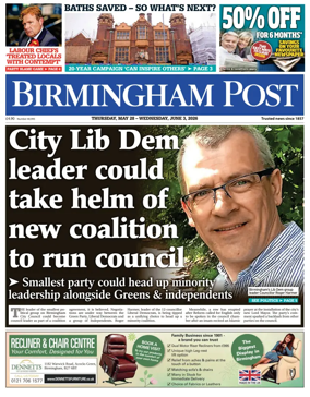 Cover of Birmingham Post