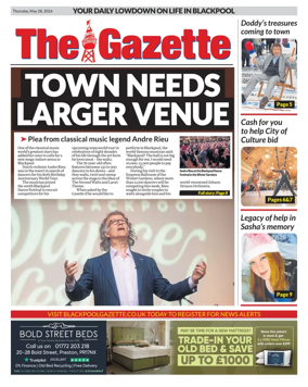 Cover of Blackpool Gazette