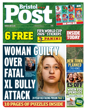 Cover of Bristol Post