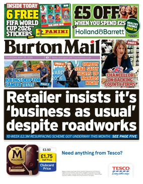 Cover of Burton Mail