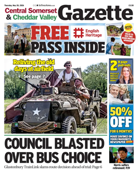 Cover of Central Somerset & Cheddar Valley Gazette