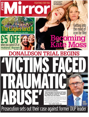 Cover of Daily Mirror (Northern Ireland)