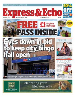 Cover of Express & Echo (City & East Devon Edition)