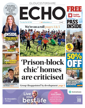 Cover of Gloucestershire Echo