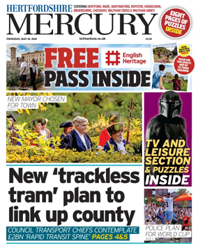 Cover of Hertfordshire Mercury