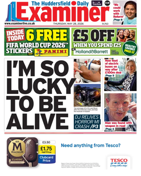 Cover of Huddersfield Daily Examiner
