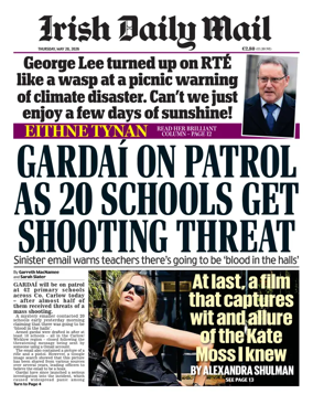 Cover of Irish Daily Mail