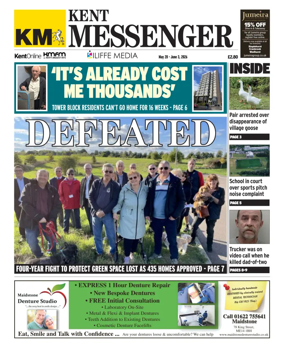 Cover of Kent Messenger Maidstone