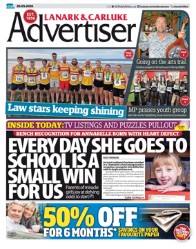 Cover of Lanark & Carluke Advertiser