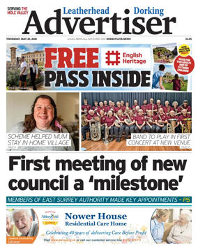 Cover of Leatherhead & Dorking Advertiser