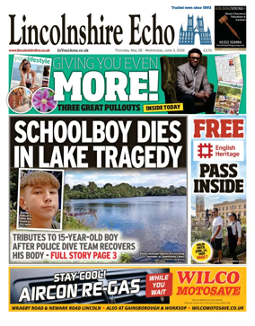 Cover of Lincolnshire Echo