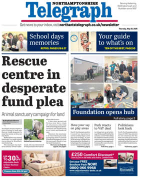 Cover of Northants Evening Telegraph