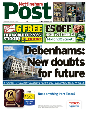 Cover of Nottingham Post