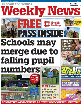 Cover of Runcorn & Widnes Weekly News