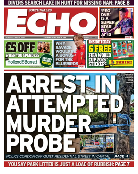Cover of South Wales Echo