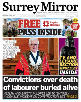 Cover of Surrey Mirror