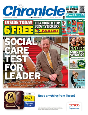 Cover of The Chronicle (South Tyneside and Durham)