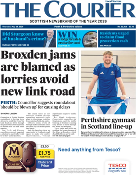 Cover of The Courier & Advertiser (Perth and Perthshire Edition)