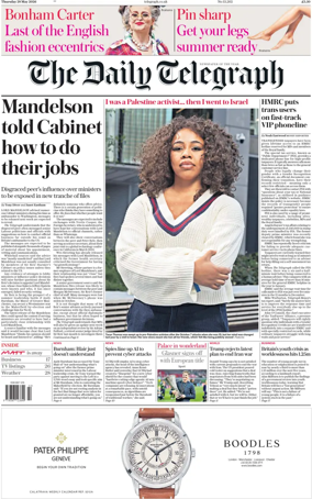 Cover of The Daily Telegraph