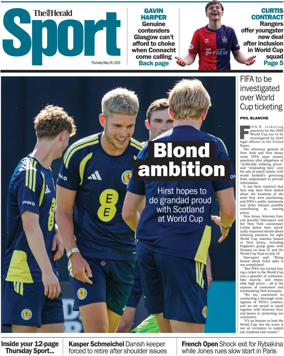 Cover of Herald Sport