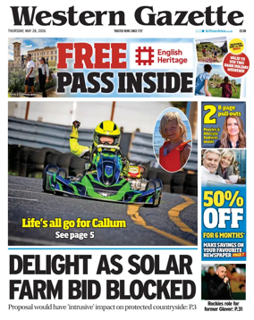 Cover of Western Gazette