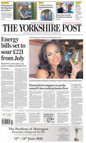 Cover of Yorkshire Post