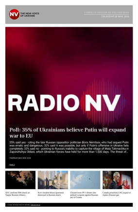 Cover of The New Voice of Ukraine