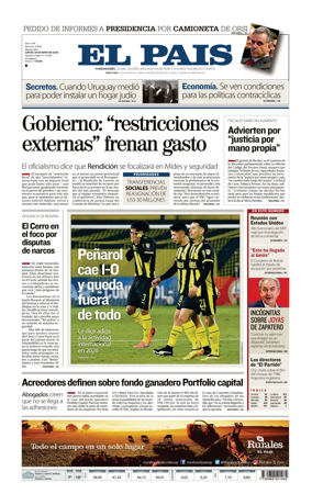 Cover of El Pais (Uruguay)
