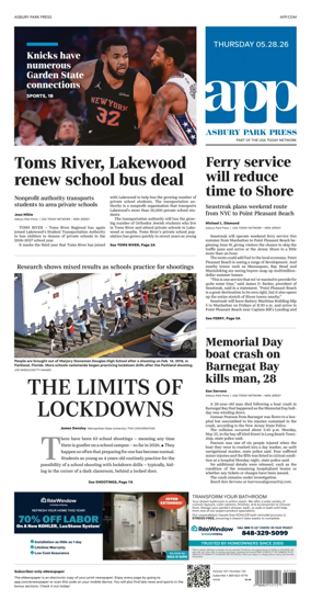 Cover of Asbury Park Press
